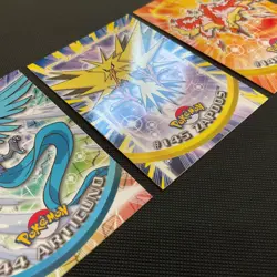 2000 Topps Pokemon TV Animation Series 3 Non-Foil Articuno + Zapdos + Moltres LP - Image 3