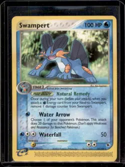 Swampert EX Ruby & Sapphire 23/109 Regular Rare Pokemon TCG - Light Play - Image 1