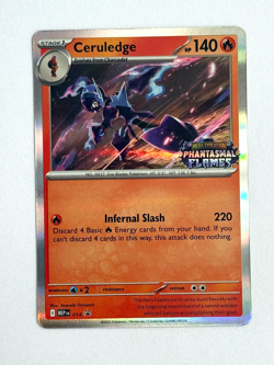 Pokemon TCG Ceruledge 014 Stamped Black Star Promo Mega Evolution Promo - Image 1