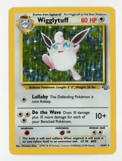 Wigglytuff Holo - Pokemon 1999 Jungle #16 MINT - Image 1