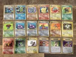 Lot 66x Pokemon Japanese Vintage Old Back Holos Base, Fossil, Gym, Neo 1 2 3 4 - Image 1
