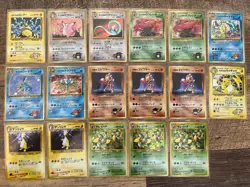 Lot 66x Pokemon Japanese Vintage Old Back Holos Base, Fossil, Gym, Neo 1 2 3 4 - Image 3