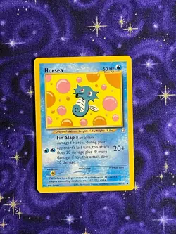 Pokemon TCG Horsea 62/111 Neo Genesis - LP - Image 1