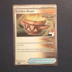 Pokemon TCG - Earthen Vessel 163/182 Cosmo Holo Stamped - Prize Pack Series 5 - Image 1