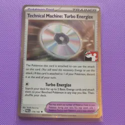 Technical Machine: Turbo Energize 179/182 Holo Play! Stamp Prize Pack Pokemon - Image 1