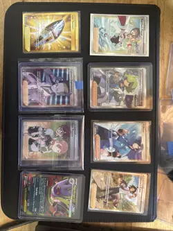 Lot Of Pokemon Trainers Full Art, Korrina’s Focus, Colress’s Experiment And More - Image 1
