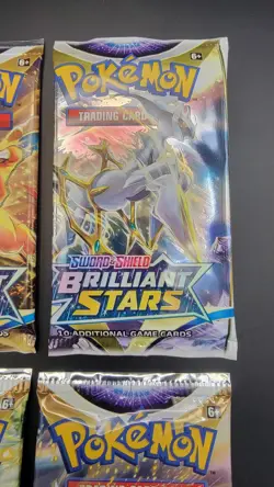 Pokemon Brilliant Stars Booster Pack Art Set 4x Sealed Packs Sword & Shield - Image 4