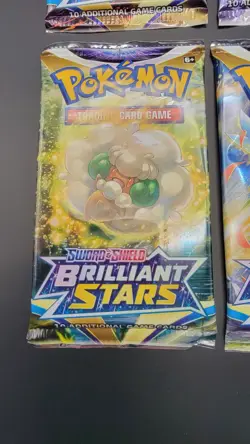 Pokemon Brilliant Stars Booster Pack Art Set 4x Sealed Packs Sword & Shield - Image 5