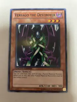 YUGIOH Versago the Destroyer GLD4-EN006 LP - Image 1