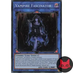 Yugioh Vampire Fascinator BACH-EN048 Super Rare 1st Edition NM - Image 1