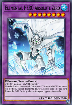 Elemental HERO Absolute Zero BLC1-EN004 Secret Rare NM yugioh - Image 1