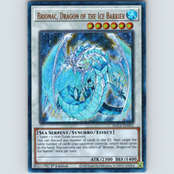 Yugioh Brionac, Dragon of the Ice Barrier HAC1-EN051 1st Duel Terminal Holo - NM - Image 1