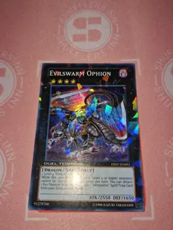 Evilswarm Ophion (LP) DT07-EN091 Duel Terminal Super Rare - Image 1