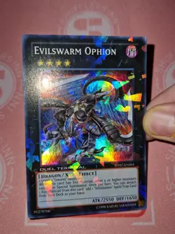 Evilswarm Ophion (LP) DT07-EN091 Duel Terminal Super Rare - Image 3