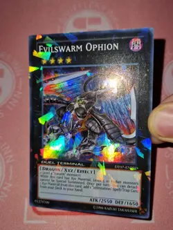 Evilswarm Ophion (LP) DT07-EN091 Duel Terminal Super Rare - Image 4