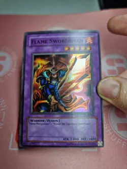 Flame Swordsman (LP) LOB-003 Super Rare Unlim - Image 3