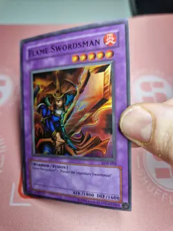 Flame Swordsman (LP) LOB-003 Super Rare Unlim - Image 4