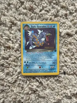 Pokemon Dark Gyarados TCG Prerelease Card 08/82 WOTC Promo Holo. - Image 1