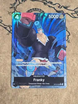 One Piece Card Game Franky Parallel OP10-090 Rare NM English - Image 1