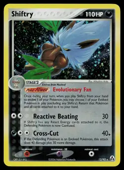 Pokemon Card - Shiftry Legend Maker 12/92 Holo Rare - Image 1