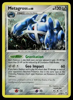 Pokemon Card - Metagross Supreme Victors 7/147 Holo Rare - Image 1