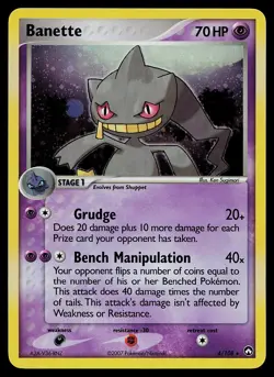 Pokemon Card - Banette Power Keepers 4/108 Holo Rare - Image 1