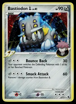 Pokemon Card - Bastiodon GL Rising Rivals 2/111 Holo Rare - Image 1