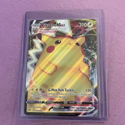 Pikachu VMAX 044/185 Vivid Voltage NM Full Art Ultra Rare Pokemon TCG Card - Image 1