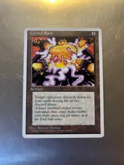 Cursed Rack 4th Edition Magic Cards, LP, COMBINED SHIPPING - Image 1