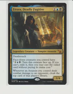 Etrata, Deadly Fugitive Promo Pack Mythic MtG Card MKM 200 - Image 1