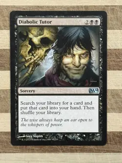 MTG Commander Anthology Diabolic Tutor Card 95/249 - Image 1