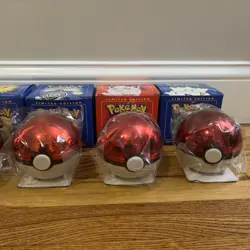 Pokemon 23k Burger King Gold Plated Trading Card Set Blue/Red Box Lot Of 6 - Image 3