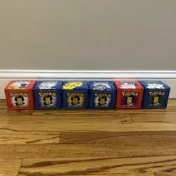 Pokemon 23k Burger King Gold Plated Trading Card Set Blue/Red Box Lot Of 6 - Image 4