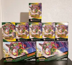 *EMPTY* POKEMON SWORD & SHIELD EVOLVING SKIES B&B STADIUM LOT NO PACKS/NO CARDS - Image 1