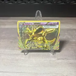 Pokemon TCG Nidoking Break Evolutions Holo Rare Card 46/108 - Image 1