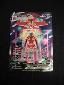 Pokemon Card TCG Deoxys VMAX GG45/GG70 Crown Zenith: Galarian Gallery Holo NM/M - Image 1