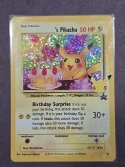 Pokemon ______'s Pikachu Celebrations Classic Collection Holo Promo Card 24/53 - Image 1