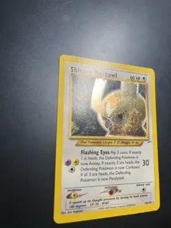 Pokemon TCG Neo Destiny Shining Noctowl Holo Rare Card 110/105 [LP] - Image 3