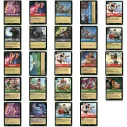 24 Card Rare + Super Rare Lot, Azurite Sea Disney Lorcana Set 6 - Image 1