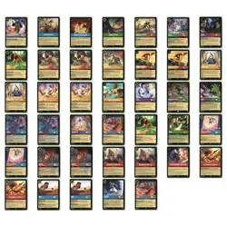 40 Card Rare + Super Rare Lot, Reign of Jafar Disney Lorcana Set 8 - Image 1