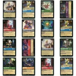 16 Card Rare + Super Rare Lot, Into the Inklands Disney Lorcana Set 3 - Image 1