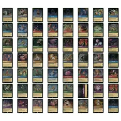 56 Card Foil Lot, Into the Inklands Disney Lorcana Set 3 Mixed Characters - Image 1