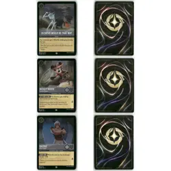 56 Card Foil Lot, Into the Inklands Disney Lorcana Set 3 Mixed Characters - Image 2