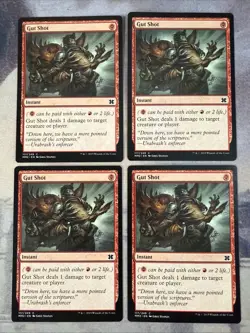 4x Gut Shot- Modern Masters 2015- NM- Mtg Magic The Gathering- Playset - Image 1
