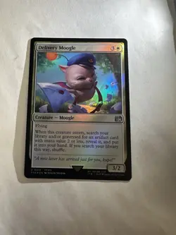Delivery Moogle NM Final Fantasy Foil Magic The Gathering Mtg Near Mint - Image 1