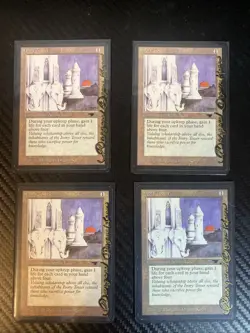 4 x Ivory Tower Antiquities Regular - Shadow Signed By Artist - Image 1