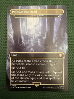 Regular Borderless Paths Of The Dead Cavern Of Souls Magic The Gathering - Image 1