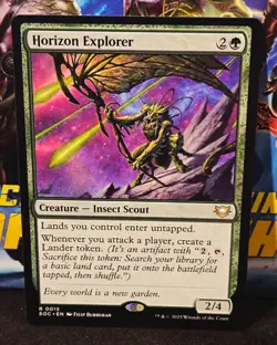 magic the gathering - Horizon Explorer - Creature - Insect Scout - Rare - Green - Image 1