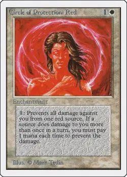 Circle of Protection: Red - Unlimited Edition - Magic The Gathering - MTG - Image 1