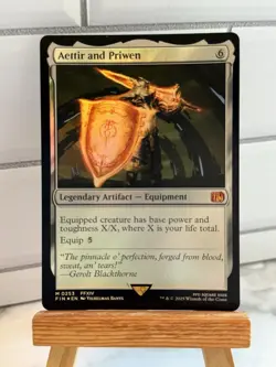 Aettir and Priwen | FOIL | FIN 0253 | Final Fantasy | MTG - Image 1